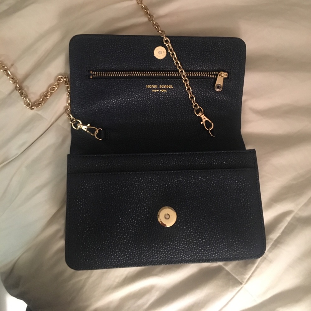 Henri Bendel dark navy purse